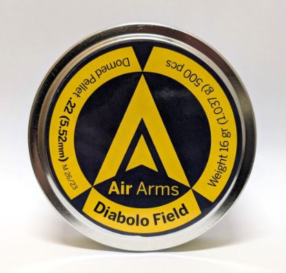 Picture of Air Arms Diabolo Field .22 5.52 16gr Lead Pellets x 10 Tins