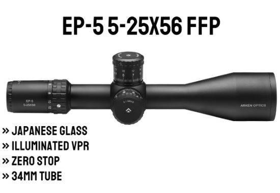 Picture of Arken Optics EP-5 5-25X56 FFP VPR MIL 34mm