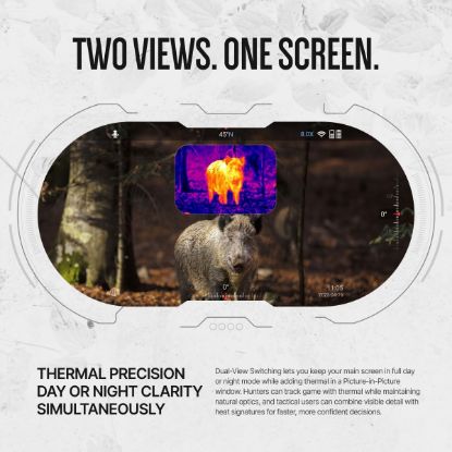 Picture of ATN Binox 6 Dual Thermal 256x192 Day / Night / Thermal 4K UHD LRF