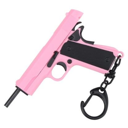 Picture of Keyring of 1911 Pistol Pink