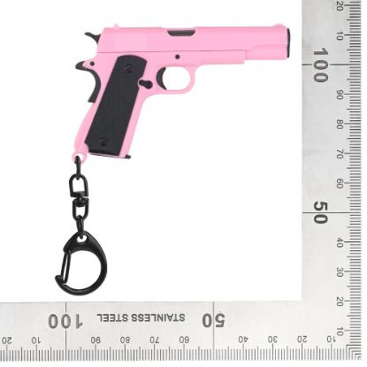 Picture of Keyring of 1911 Pistol Pink