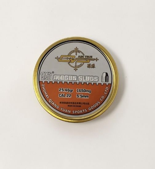 Picture of QYS Domed Slug .22 5.50 25.46gr x 10 Tin