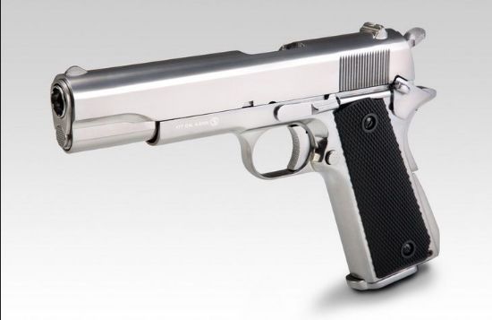 Picture of Krown Land 1911 Silver CO2 4.5mm BB Pistol