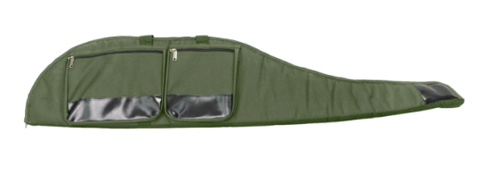 Picture of Green Two Pocket Gun Slip Faux Leather Gun Bag