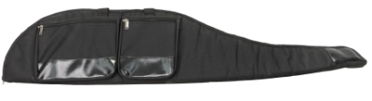 Picture of Black Two Pocket Gun Slip Faux Leather Gun Bag