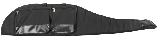 Picture of Black Two Pocket Gun Slip Faux Leather Gun Bag